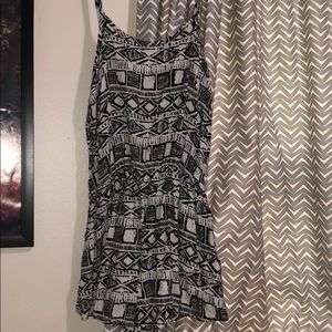 Black and white romper